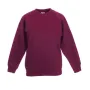 Світшот Fruit of the loom Premium raglan sweat Kids 116 см Бордовий (62-033-0)