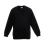 Світшот Fruit of the loom Premium raglan sweat Kids 164 см Чорний (62-033-0)