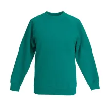 Світшот Fruit of the loom Premium raglan sweat Kids 116 см Смарагдовий (62-033-0)
