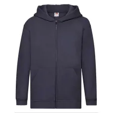 Толстовка Fruit of the loom Premium hooded sweat jacket Kids 116 см Темно-синій (62-035-0)