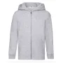 Толстовка Fruit of the loom Premium hooded sweat jacket Kids 140 см Серо-лиловый (62-035-0)