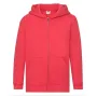 Толстовка Fruit of the loom Premium hooded sweat jacket Kids 152 см Червоний (62-035-0)