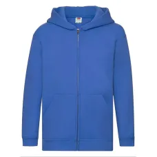 Толстовка Fruit of the loom Premium hooded sweat jacket Kids 164 см Синій (62-035-0)