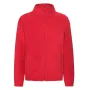 Толстовка Fruit of the loom Full zip fleece Kids 116 см Красный (62-511-0)
