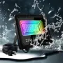 Прожектор із вологозахистом RIAS Smart LED RGB IP66 25W Bluetooth управління з додатку Black