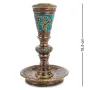 Винтажный подсвечник в арабском стиле Veronese 15 см Коричневый (AL230044)