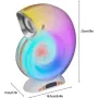 Настольная лампа RIAS L-39 mini RGB с Bluetooth колонкой и часами White