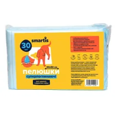 Пеленки для собак Smartis Суперпоглощающие 60х60 см 30 шт (10184)