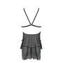 Пеньюар з трусиками Passion DELIENA CHEMISE black L/XL SO8418