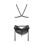 Комплект білизни з поясом Passion DELIENA SET black XXL/XXXL SO8423