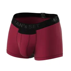 Боксери чоловічі анатомічні MAN's SET Anatomic Classic Light Black Series M Бордовий