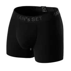 Боксери чоловічі анатомічні MAN's SET Intimate 2.0 Black Series Micromodal M Чорний
