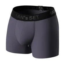 Боксери чоловічі анатомічні MAN's SET Intimate 2.0 Black Series Micromodal 2XL Графітовий