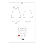 Пеньюар з трусиками Obsessive 810-BAB-1 babydoll & thong black L/XL SO7153