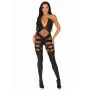 Бодистокинг Leg Avenue Illusion halter bodystocking Black One size (SO8619)