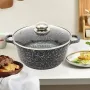 Каструля з кришкою 5.8 л з антипригарним покриттям Styleberg ST-3024