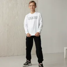 Костюм для хлопчика GBI Сарказм Teens Білий 152 (13764)