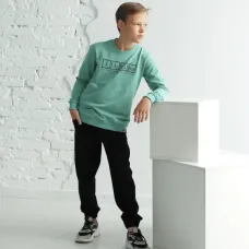 Костюм для хлопчика GBI Сарказм Teens Зелений 146 (13764)