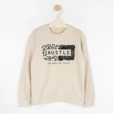 Світшот Dexter`s для дівчинки leo beige 122 см Бежевий