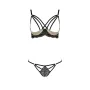 Комплект белья Passion Exclusive VALERY SET WITH OPEN BRA Black XXL/XXXL (PS25106)