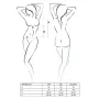 Пеньюар и стринги Passion IMAGINE SET WITH OPEN BRA XXL/XXXL Black (EL11703)