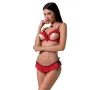 Комплект белья Passion CHERRY SET WITH OPEN BRA Exclusive XXL/XXXL красный (PS25509)