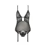 Корсет і трусики Passion ERZA CORSET S/M Black (PS26008)
