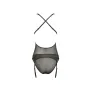 Корсет і трусики Passion ERZA CORSET S/M Black (PS26008)