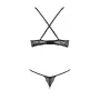 Комплект белья Passion QUENTRIS BIKINI Exclusive Black S/M (PS26602)