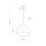 Люстра TK Lighting Calisto Чорний (TK5363)