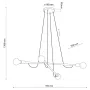 Люстра TK Lighting Helix Коричневий Чорний (TK4949)