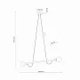 Люстра TK Lighting Helix Коричневий Черный (TK4948)