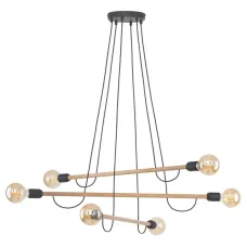 Люстра TK Lighting Helix Коричневий Чорний (TK4953) Люстра TK Lighting Helix Коричневий Чорний (TK4953)