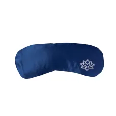 Подушка для очей Bodhi Mako-Satin з лавандою темно-синій 23х11 см