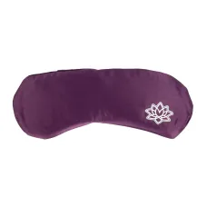 Подушка для очей Bodhi Mako-Satin з лавандою баклажановий 23х11 см