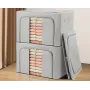 Органайзер для зберігання речей HOME box 72 л 50x40x33 см Сірий (v50x40x33)