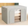 Органайзер для зберігання речей HOME box 72 л 50x40x33 см Сірий (v50x40x33)