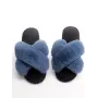 Женские домашние тапочки Family Story Иксики Синий 40-41 (x02-11-41f)