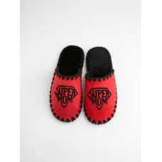 Женские домашние тапочки Family Story Super Mom Красный 36-37 (n0104-37f-024b)