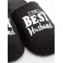 Чоловічі домашні капці Family Story The Best Husband Чорний 44-45 (n0101-45e-003w)