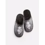 Мужские домашние тапочки Family Story Тигр с короной Графитовый 44-45 (n0107-45f-007w)
