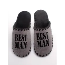 Чоловічі домашні капці Family Story Best Man Графітовий 44-45 (n0107-45f-001b) Чоловічі домашні капці Family Story Best Man Графітовий 44-45 (n0107-45f-001b)
