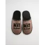 Мужские домашние тапочки Family Story The Best Husband Мокко 40-41 (n0102-41f-003b)