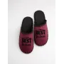Чоловічі домашні капці Family Story The Best Husband Сливовий 40-41 (n0108-41f-003b)