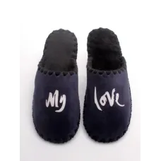 Чоловічі домашні капці Family Story My Love Темно-синій 44-45 (n0105-45f-035w)