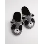 Домашні капці Family Story Мордочка Єнота 38-39 Сірий (n11-02-39e)