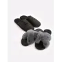 Набор домашних тапочек Family Story 38-39 Серый / 42-43 Черный (x02-04-39f-n0101-43f-017b)