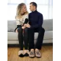 Набір домашніх капців Family Story 40-41 Бісквітний / 44-45 Мокко (x02-06-41f-n0102-45f-001b)