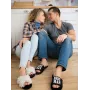Набір домашніх капців Family Story 36-37 Білий / 42-43 Чорний (x05-01-37f-u0101-43f-001w)