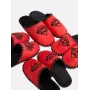 Набор домашних тапочек для всей семьи Family Story Super One size 4 пары Красный